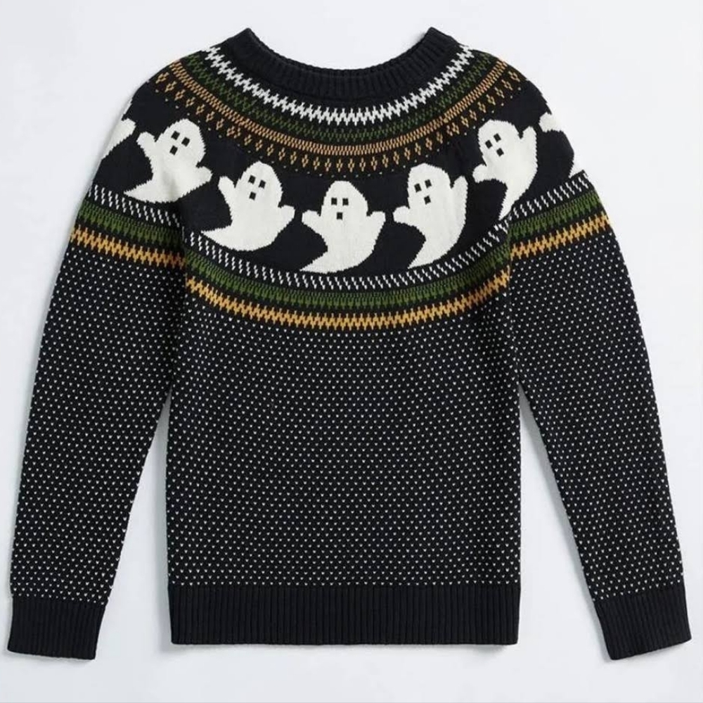 NWT Modcloth However It Ghosts Fair Isle Pullover
